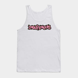 Pink Indigenous Tank Top